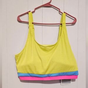 Colorful Women's BIKINI Top By HANNA NIKOLE NEW 3X - 24 W